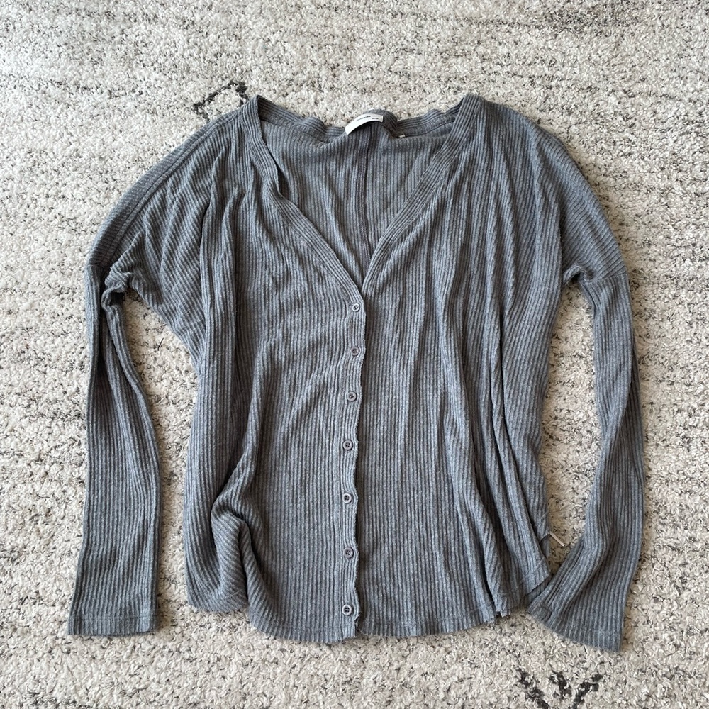 Joah Brown button front cardigan